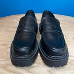 American Eagle  AE Chunky Lug Sole Platform Loafers Platform Women’s 8.5 Black Photo 4