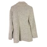 ISDA & Co Cashmere Wool Blend Sweater Jacket Cardigan Oatmeal Size Large L Tan Photo 6