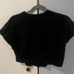 Lululemon  cropped black T shirt Photo 0