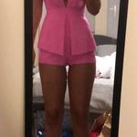 DO+BE Pink Deep V neck romper Photo 0