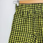 Not Perfect Limen Gingham Green Pants Photo 2