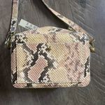 Madewell  The Transport Camera Bag Snake Embossed Leather Edition Blush Multi NWT Photo 5
