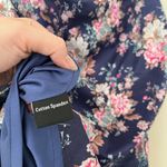 Sarissa Blue and Pink Floral Skirt Knee Length Size L Photo 5