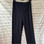 Chloe Kristyn Navy Blue High‎ Rise Pull On Business Casual Pants Size Medium Photo 3