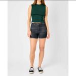 Judy Blue  Stretchy High Waisted Shorts in Washed Black Large Photo 2