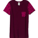 PINK - Victoria's Secret Victoria’s Secret PINK VINTAGE Crewneck Pocket T-shirt Photo 0