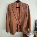 Western Blazer Ranchwear Style‎ Notch Lapel Cowboy Jacket Brown Size L Photo 3