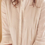 Sézane Sezane Anita White Blouse Size S Photo 0