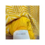 Tory Burch  Meryl Sheath Sleeveless Dress in Yellow Sz. 10 Photo 8