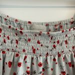 MELLODAY  Floral Boho Top Gray Red Size L Photo 1