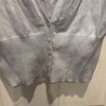 Vintage Mossimo‎ Steel Blue Cardigan Silk Nylon Blend Womens Size Medium Size L Photo 1