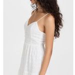 Alice + Olivia Fae Eyelet Embroidery Fit Flare Mini Dress White Womens Size 14 Photo 3