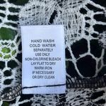 Chris McLaughlin Women's crochet cardigan with floral pattern early 2000’s Black Size XL Photo 4