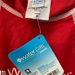 Patagonia NWT Water Girl Rash Guard XS Womens Long Sleeve Floral Red Swim Beach Photo 2