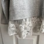 Verve Ami  gray sweater lace trim size 1X Photo 1