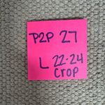 American Eagle Sweater Women L Cream White Ribbed Knit Long Sleeve Old Money Top Photo 6