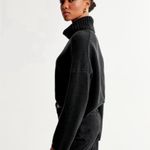 Abercrombie & Fitch  Wedge Turtleneck Sweater Size XL Black Jumper Photo 1