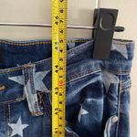 Judy Blue  Women's size‎ 9 / 29 Super Flare Star Print Jeans High Rise Frayed Photo 9