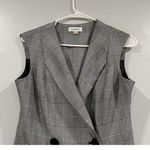 Calvin Klein Houndstooth Plaid Trench Double Breasted Dress 4P Photo 2