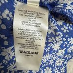 Free People NWT  Floral Blouse Bell Sleeve Bohemian‎ Rosalie Wrap Top Blue Size S Photo 9