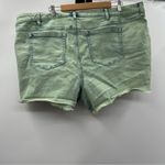 Torrid  Acid Wash Denim High Rise Raw Hem Cut Off Short Shorts Size 26‎ Plus Photo 1