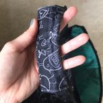 Roxy Black Tote Bag with Bird Pattern Photo 6