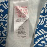 Hatley Dress Womens Medium Blue White Geometric Jersey Knit Office Business Blue Photo 7