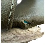 Eileen Fisher Winnie olive green tumbled leather wedge espadrilles shoes Sz 9 Photo 8