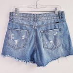 Kancan Distressed Denim Blue Jean Shorts Size 28 Photo 3