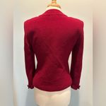 Vyella Vintage Wool and Mohair 4 Button ladies blazer size 8 Color Maroon Photo 3