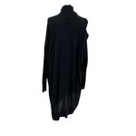 ALLSAINTS  Cecily Dress Sweater Knit Asymmetric Open Shoulder Black‎ Size Small Photo 10