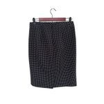 Philosophy  Black White Polka Dot Pencil Skirt Above Knee Fitted Size Women's 6 Photo 2