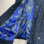 Isaac Mizrahi  Live Blue Suede Leather Moto Jacket Coat Fall Winter Womens 22W 22 Photo 6