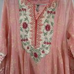 Ethnic by Outfitters embroidered eyelet floral dress top shirt M feminine Pink Size M Photo 4