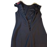 Betsey Johnson  Black Dress with Pearl Jeweled Neck - Size 6 Photo 12