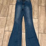 High Waisted High Rise Bell jeans clare jeans Mom Fit Jeans Boyfriend Jeans Ripped Pants Denim Loose Ankle Crop Leggings Treggings Track Pants Blue Size 27 Photo 5