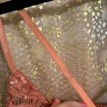 Free People Best Idea Rose Sequin Lace Cropped Handkerchief Hem Cami Small Photo 5