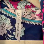 Ny Collection  Pink Paisley Button Up Top Size XL Front Pockets Photo 3