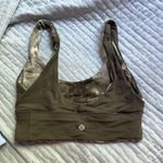 Lululemon  Green Reversible Bra Sports Photo 1