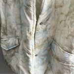 BLANK NYC  Size M Puffer Jacket Anthropologie Bennie Blue White Coat Cozy Outdoor Photo 8