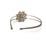 David's Bridal David’s Bridal Double Headband with Crystals and Pearls Photo 2