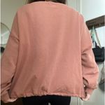 American Eagle Oversized Crewneck Henley Sweater Large Photo 3