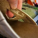 Clarks  Lexi Myrtle Women’s Size 10 White Beaded Wedge Slip On Sandals Photo 2