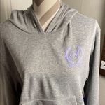 Aeropostale Aeropostal Sport women’s New! Gray cropped Hoodie with Purple Logo size XL Photo 1