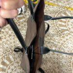 NWT Not Rational Handmade Argentina Leather Tote or Crossbody Bag with Dustbag Brown Photo 11