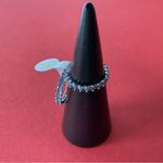 Bomb Party RBP5905 “Unspoken Dreams” Cubic Zirconia on Rhodium Size 7 Ring NWT Blue Photo 3