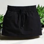 Athleta Black Skort XS Stretch Athletic Activewear With Built-In Shorts Photo 0