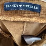 Brandy Melville  Camel Corduroy A-Line Mini Skirt Scalloped Hem Fall Casual Photo 5
