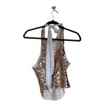 Free People NWOT Cami Disco Fever Top Gold Photo 8