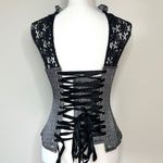 A Corset Story Houndstooth Corset Black Size 6 Photo 5